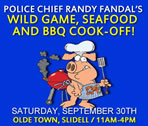 WILD GAME, SEAFOOD & BBQ COOKOFF
