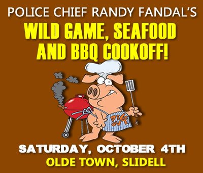 WILD GAME, SEAFOOD & BBQ COOKOFF